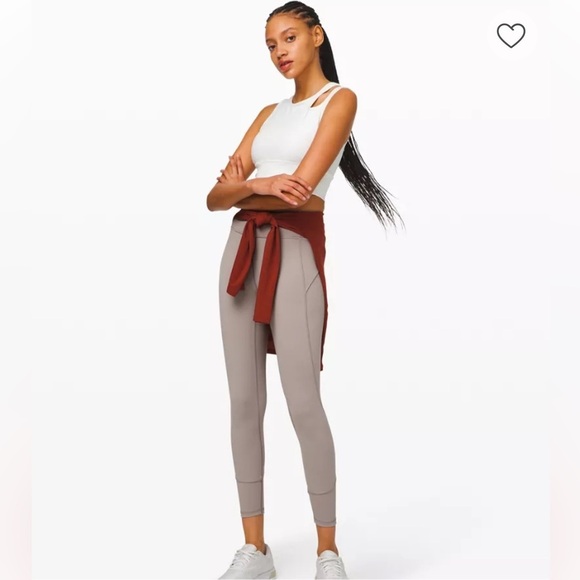 Lululemon In Movement Everlux Tight Size 2- Everluxe Dark Chrome - Picture 3 of 8